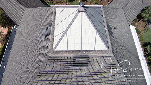 Top of pyramid detail. St. Jerome Church – Largo, FL