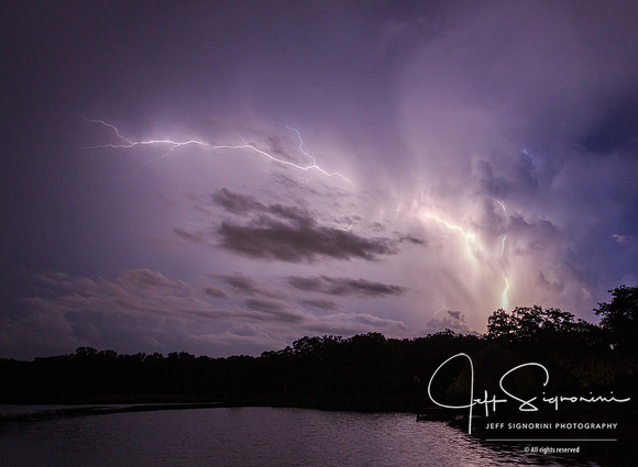 Evening thunderstorm, July, Clearwater, FL