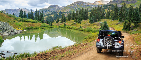 Along the Alpine Scenic Byway. 4WD only - Ouray-Silverton area, Colorado