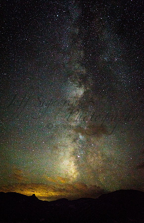 Milky Way star shot from Rocky Mountain National Park