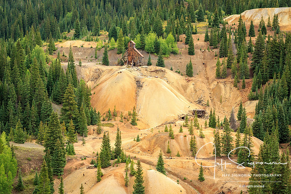 Old mine along the Million Dollar Highway - Ouray to Silverton