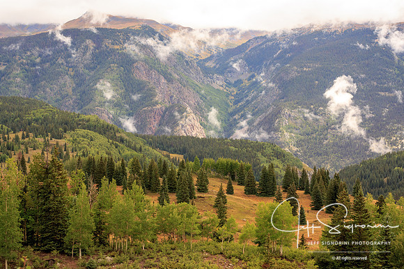 On the road from Durango to Silverton