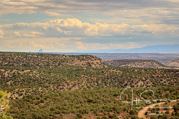 Shiprock (NM) from Canyons of the Ancients National Monument - 35 miles away