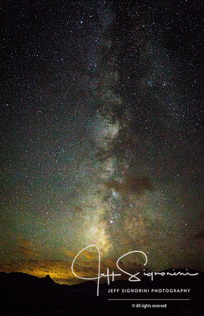 Milky Way star shot from Rocky Mountain National Park