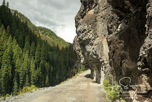 The Overhang on the road to Yankee Boy Basin
