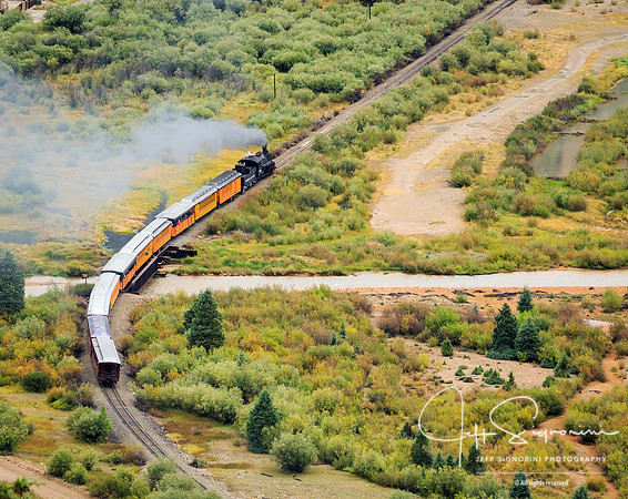 Durango & Silverton Narrow Gauge 1882 steam engine train
