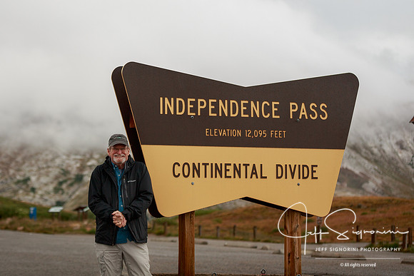 Independence Pass over the continental divide - CO Hwy. 82, Leadville to Aspen