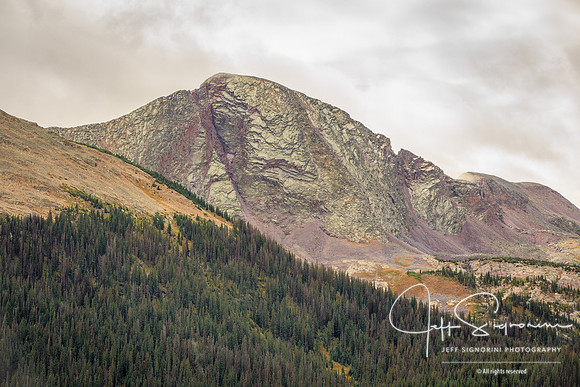 San Juan Mountains - On the road from Durango to Silverton