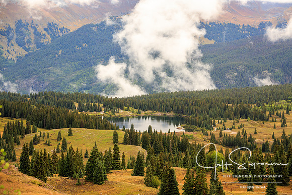 San Juan Mountains - On the road from Durango to Silverton