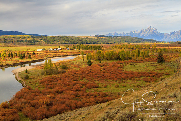 Looking east toward Teton Range