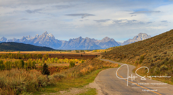 Looking east toward the Teton Range