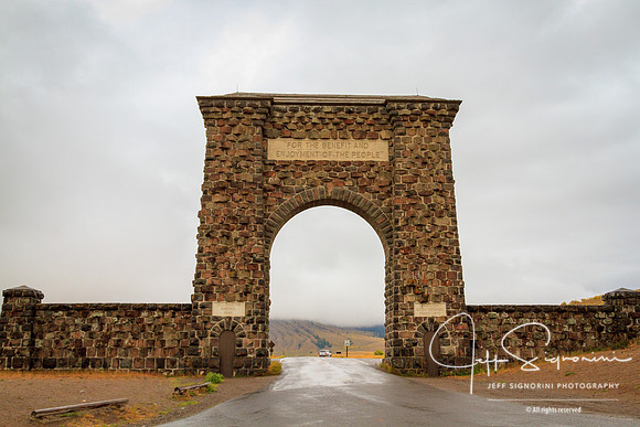 Roosevelt Arch, Gardiner, MT, Yellowstone NP