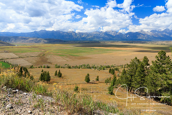 View from back side of the National Elk Refuge