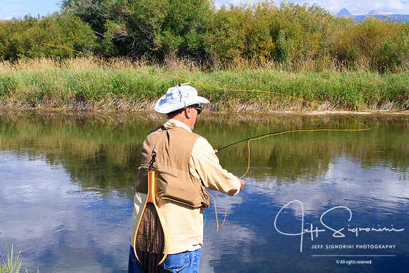 Flyfishing the Snake River, Driggs, ID