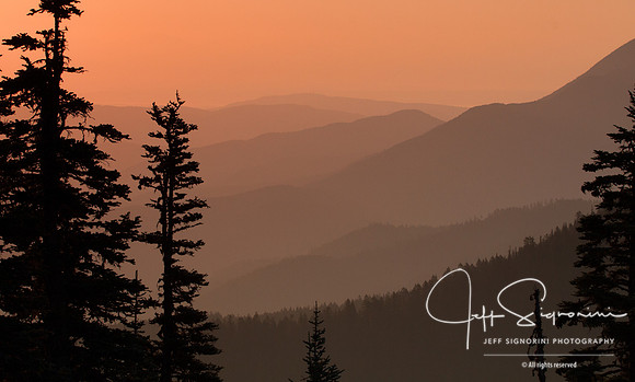Sunrise at Hurricane Ridge, Olympic National Park