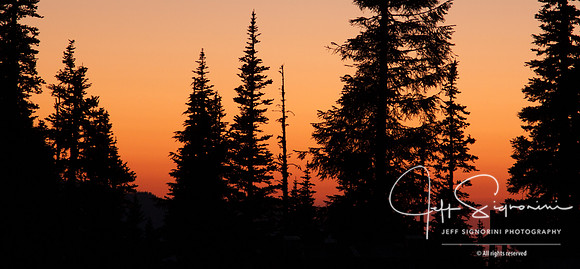 Sunset on Hurricane Ridge