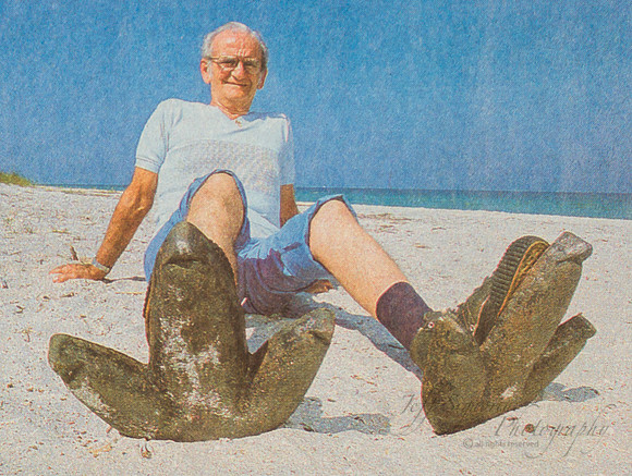 Tony Signorini, Clwr. Beach,  photo of news print. St. Pete Times, 6/11/88 in Floridian section