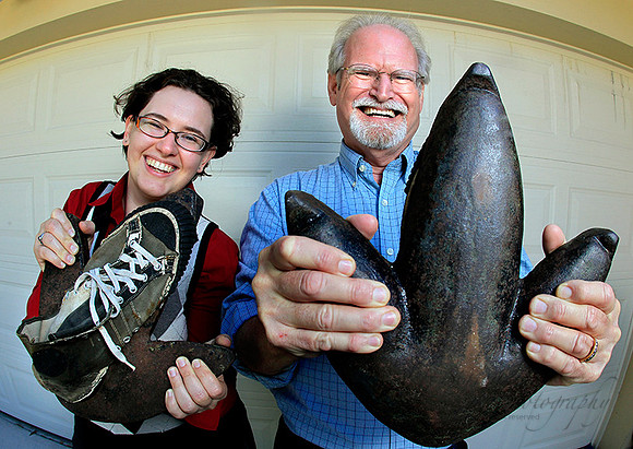 Clearwater Monster feet - Jeff Signorini and Alyssa Premru Shimko, (Tony's son and granddaughter)