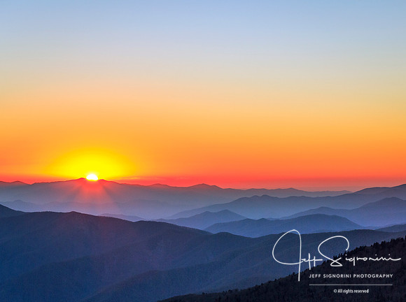 Sunset from Clingman's Dome