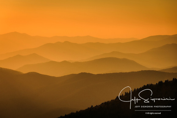 Sunset from Clingman's Dome