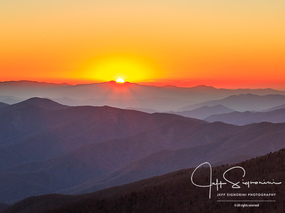 Sunset from Clingman's Dome