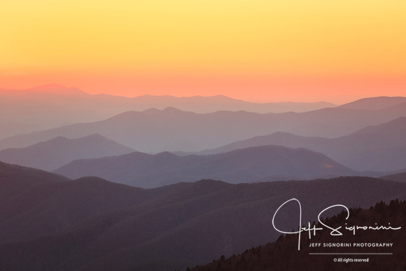 Sunset from Clingman's Dome
