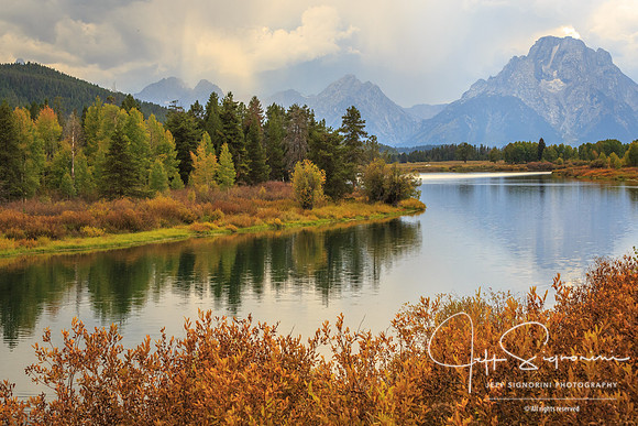 Mount Moran from Oxbox Bend, GTNP