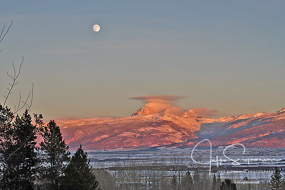 Tetons Alpenglow, Victor, Idaho