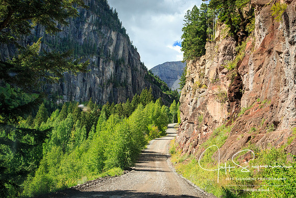On the road to Yankee Boy Basin