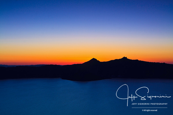 Crater Lake Sunset