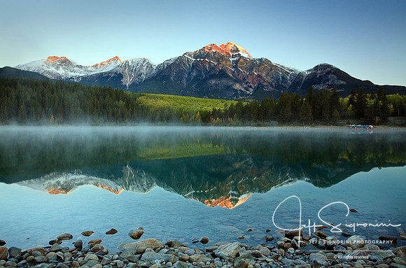Pyramid Mountain from Patricia Lake
