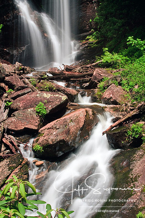 Ana Ruby Falls detail, North Georgia