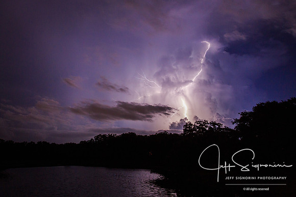 Evening thunderstorm, July, Clearwater, FL