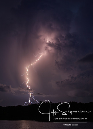Evening thunderstorm, July, Clearwater, FL