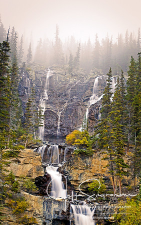 Tangle Falls, Icefields Parkway, BC, Canada