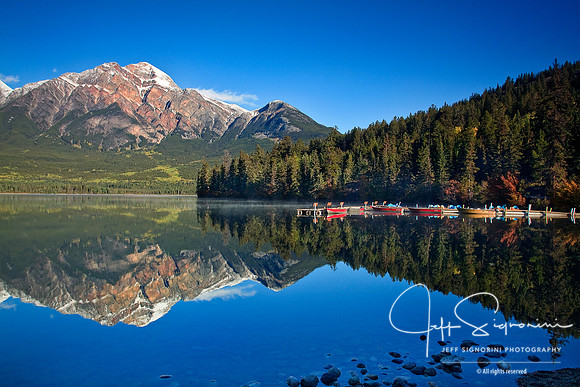 Pyramid Mountain over Patricia Lake