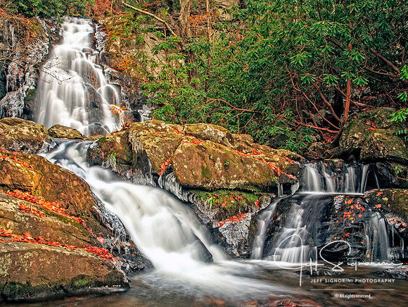 Spruce Flats Falls - Great Smoky Mountains National Park. Tremont, GSMNP
