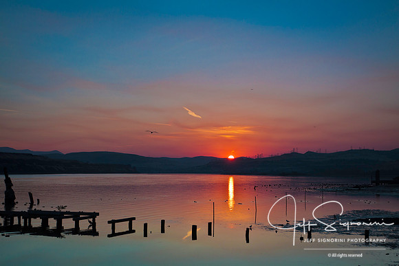 Sunrise over the Columbia River, The Dalles